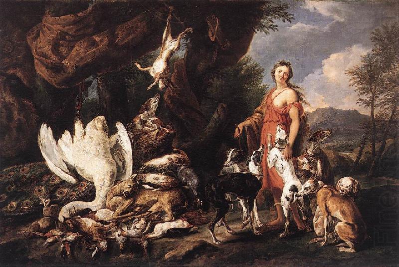 Diana with Her Hunting Dogs beside Kill  dfg, FYT, Jan